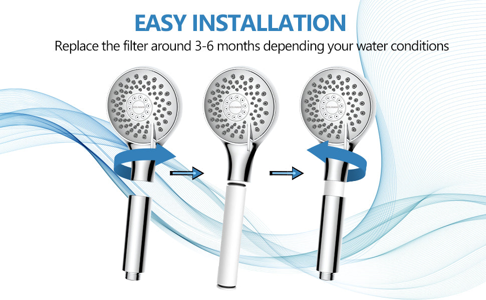 Handheld Shower Head with Filter