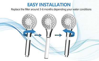 Handheld Shower Head with Filter